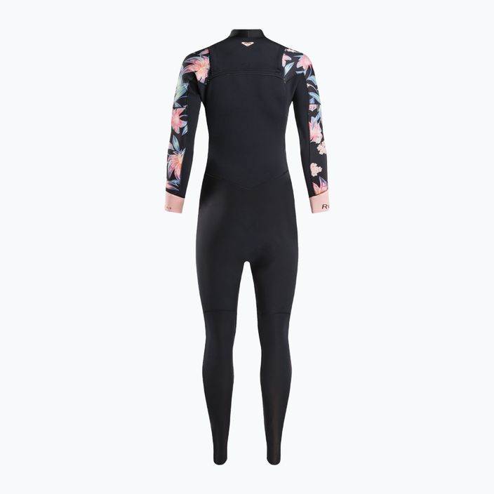 Women's wetsuit ROXY 4/3 Swell Series FZ GBS 2021 anthracite paradise found s 3