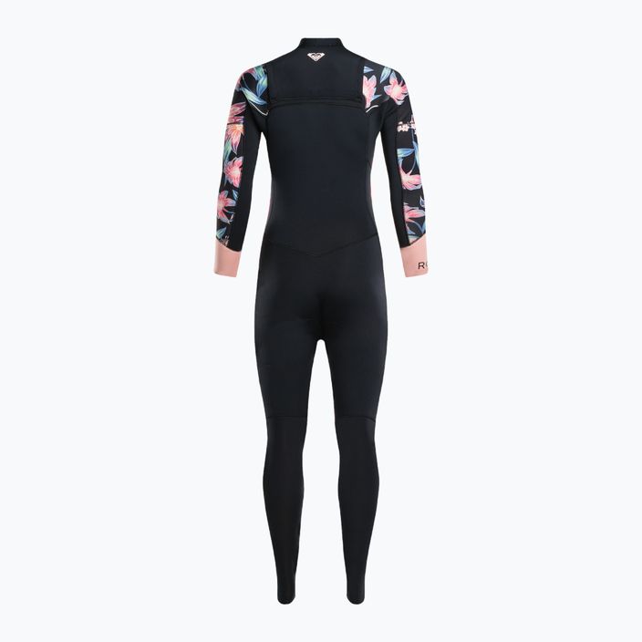 Women's wetsuit ROXY 5/4/3 Swell Series FZ GBS 2021 anthracite paradise found s 3