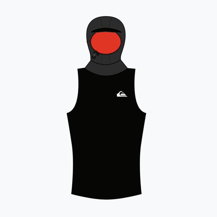 Quiksilver Marathon Sessions 2 mm men's neoprene hooded T-shirt black EQYW003005 4