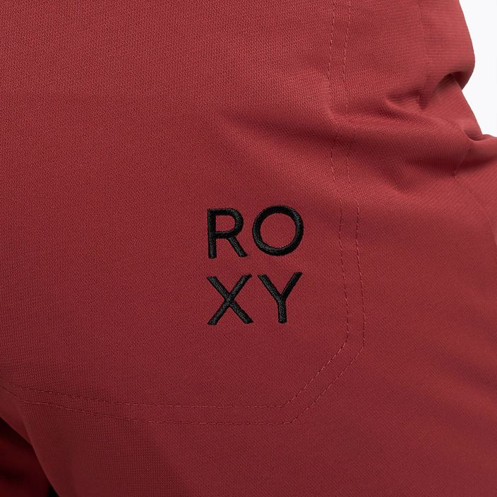 Women's snowboard trousers ROXY Diversion 2021 brick red 5