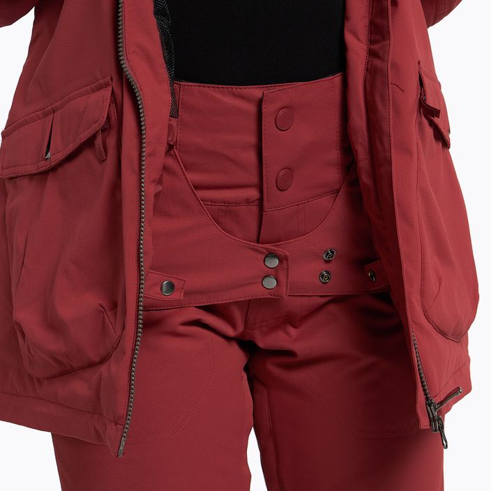 Women's snowboard jacket ROXY Stated Warmlink 2021 brick red 11