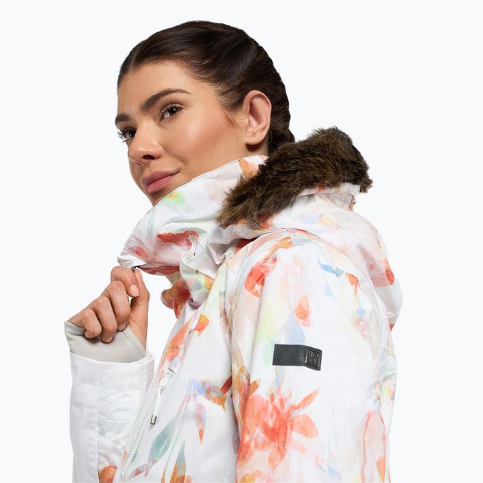 Women's snowboard jacket ROXY Jet Ski Premium 2021 bright white tenderness 6