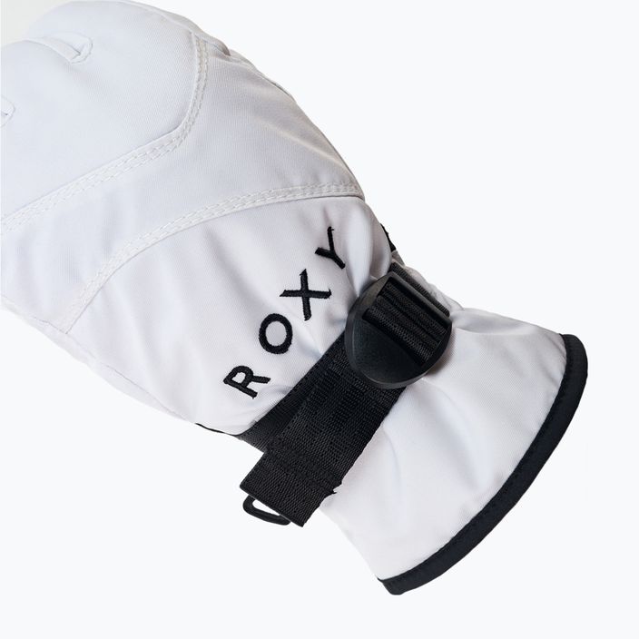 Women's snowboard gloves ROXY Jetty Solid 2021 bright white 4