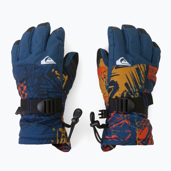 Quiksilver Mission children's snowboard gloves blue EQBHN03030 3