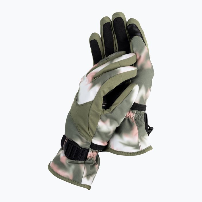 Women's snowboard gloves ROXY Jetty 2021 deep lichen green nimal