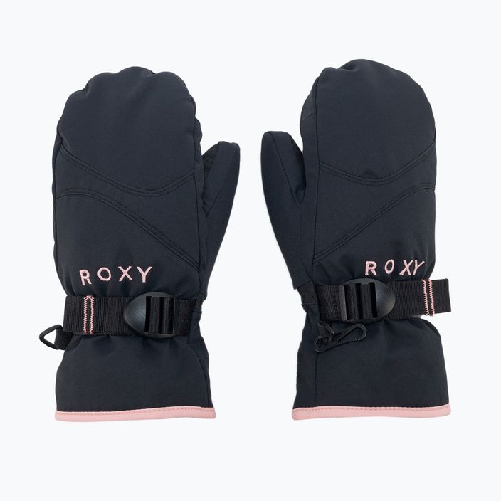 Children's snowboard gloves ROXY Jetty Solid 2021 true black 3