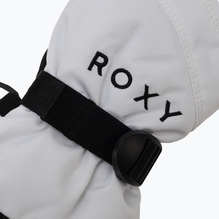 Women's snowboard gloves ROXY Jetty Solid Mitt 2021 white 4