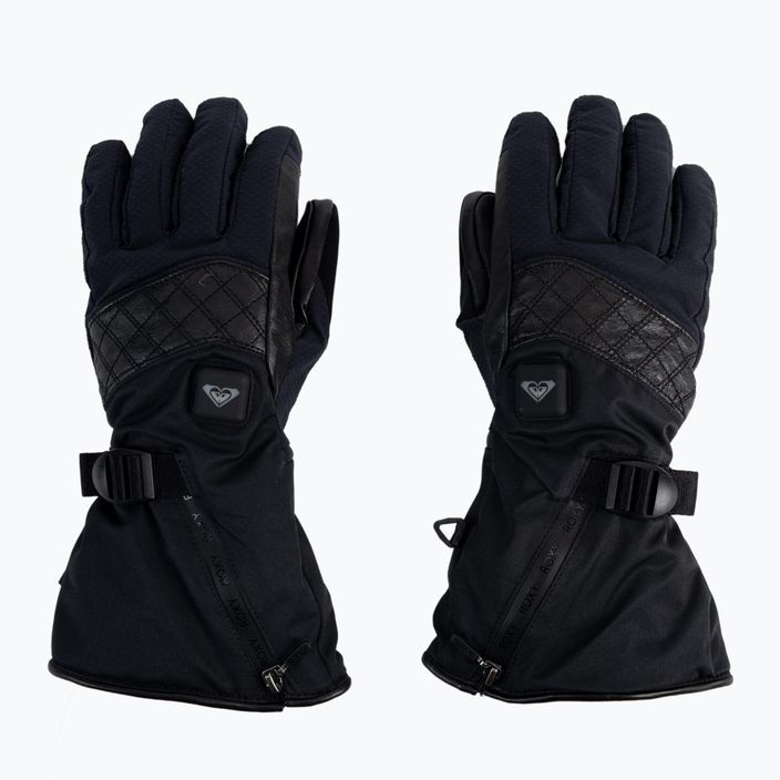 Women's snowboard gloves ROXY Sierra Warmlink 2021 true black 2