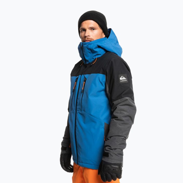 Quiksilver Mission Plus men's snowboard jacket black-blue EQYTJ03371 7