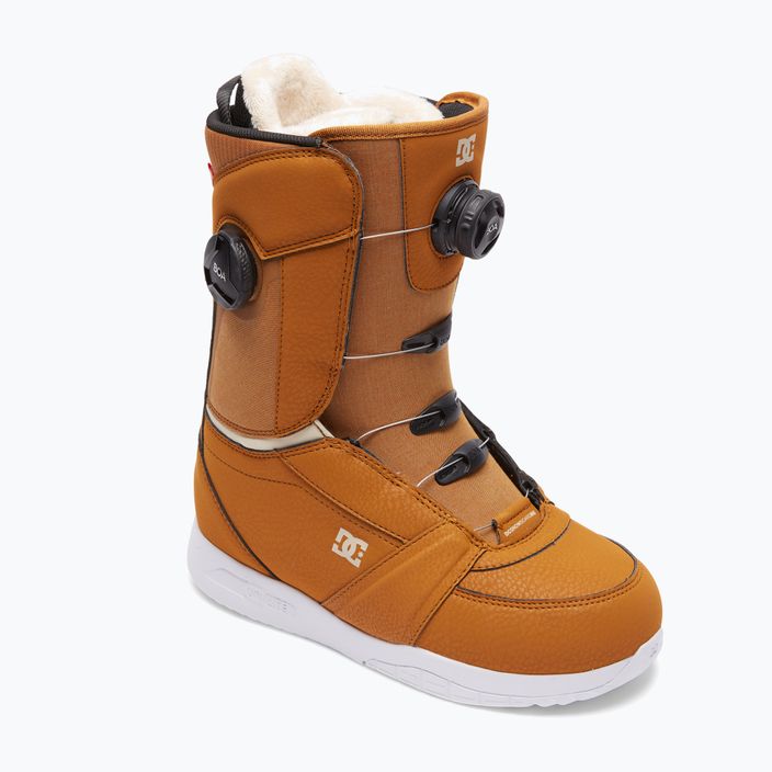 Women's snowboard boots DC Lotus choco brown/off white 10