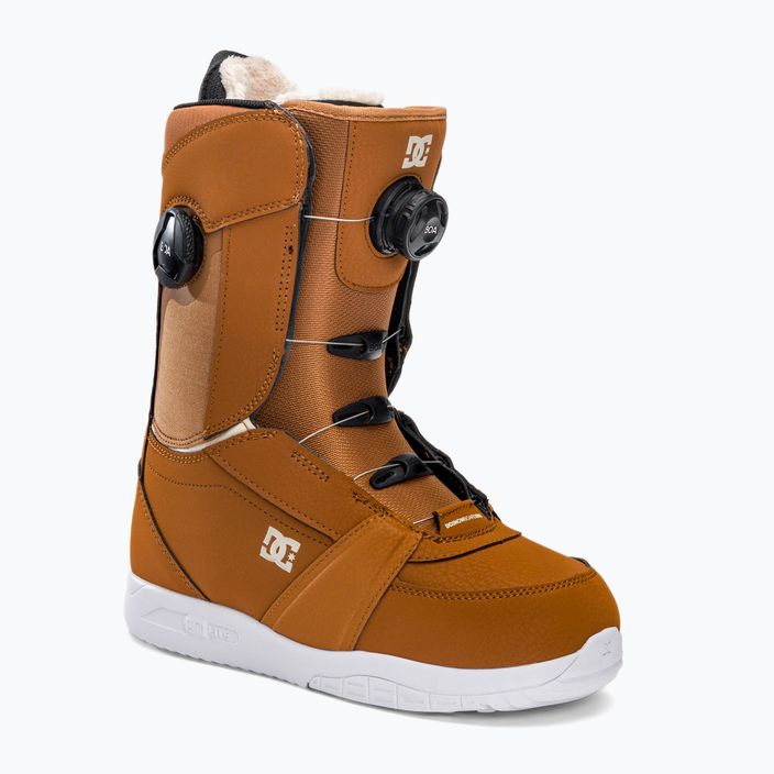 Women's snowboard boots DC Lotus choco brown/off white