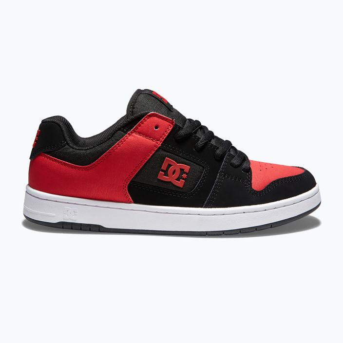 DC Manteca 4 men's shoes black/athletic red 8