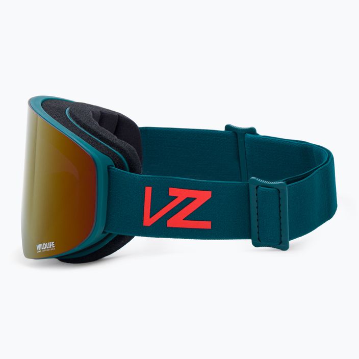 VonZipper Encore pacific satin/wildlife black fire chrome snowboard goggles AZYTG00114-NVR 4