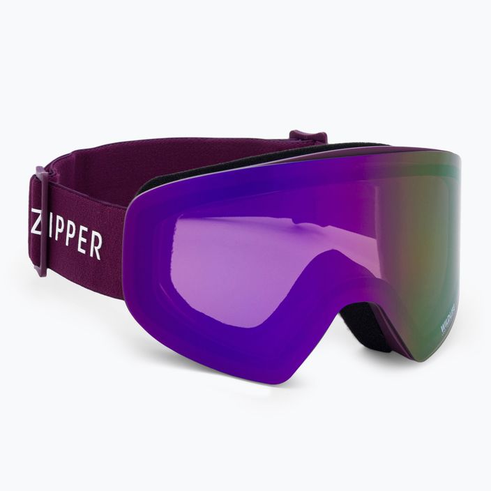 VonZipper Encore acai satin/wildlife cosmic chrome snowboard goggles AZYTG00114-XPPM