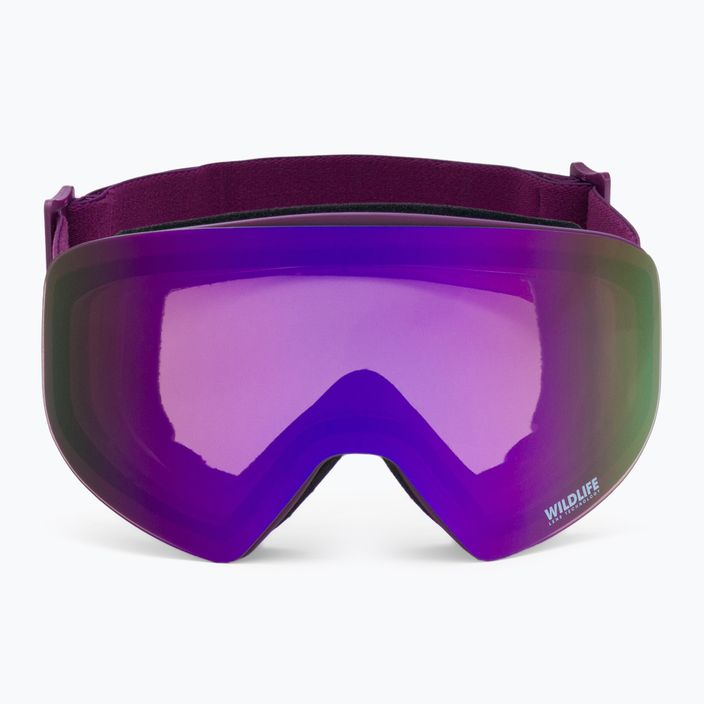 VonZipper Encore acai satin/wildlife cosmic chrome snowboard goggles AZYTG00114-XPPM 2