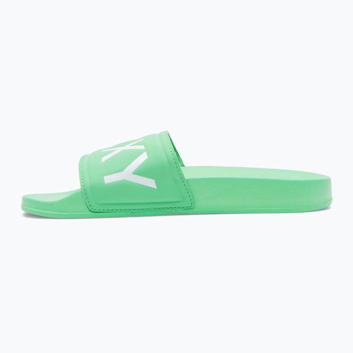 Women's flip-flops ROXY Slippy II 2021 absinthe green 10