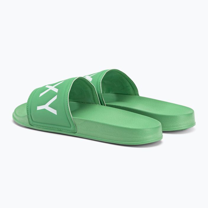 Women's flip-flops ROXY Slippy II 2021 absinthe green 3
