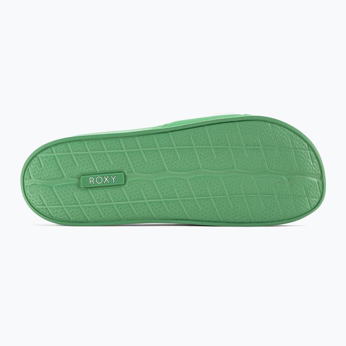 Women's flip-flops ROXY Slippy II 2021 absinthe green 5