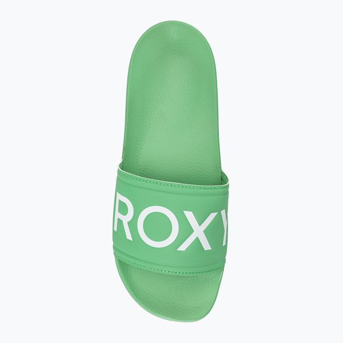 Women's flip-flops ROXY Slippy II 2021 absinthe green 6