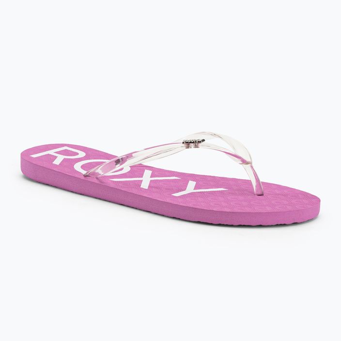 Women's flip flops ROXY Viva Jelly 2021 sheer lilac