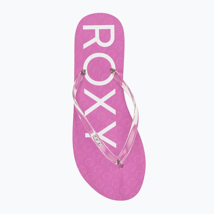 Women's flip flops ROXY Viva Jelly 2021 sheer lilac 6