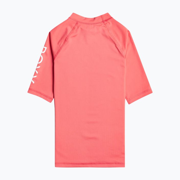 Children's swimming T-shirt ROXY Wholehearted 2021 sun kissed coral 2
