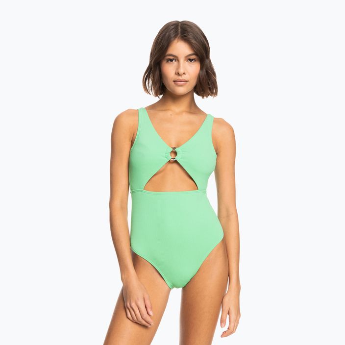 Ladies' one-piece swimsuit ROXY Color Jam 2021 absinthe green 5