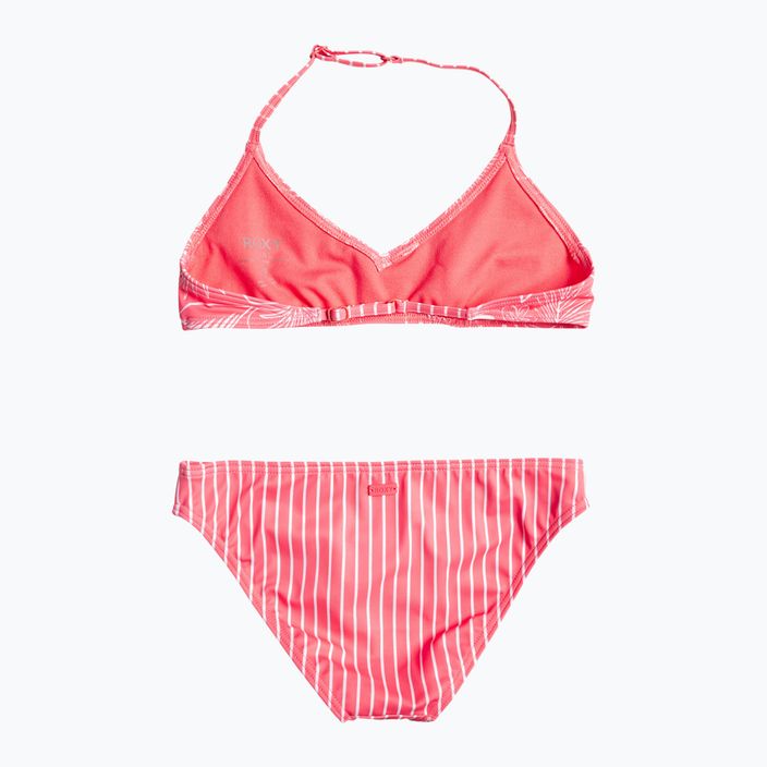 Children's two-piece swimsuit ROXY Vacay For Life Triangle Bra Set 2021 sunkissed coral tropical tide 2