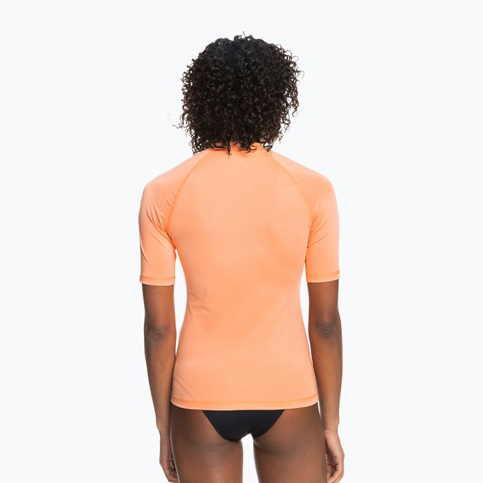 Women's ROXY Whole Hearted papaya punch swim shirt 4