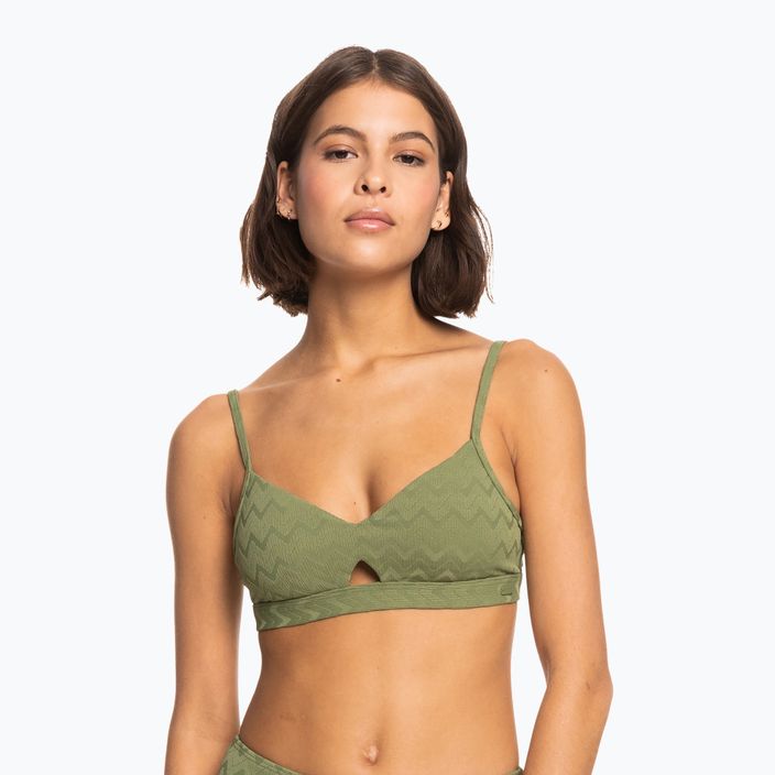 Swimsuit top ROXY Current Coolness Bralette 2021 loden green 4