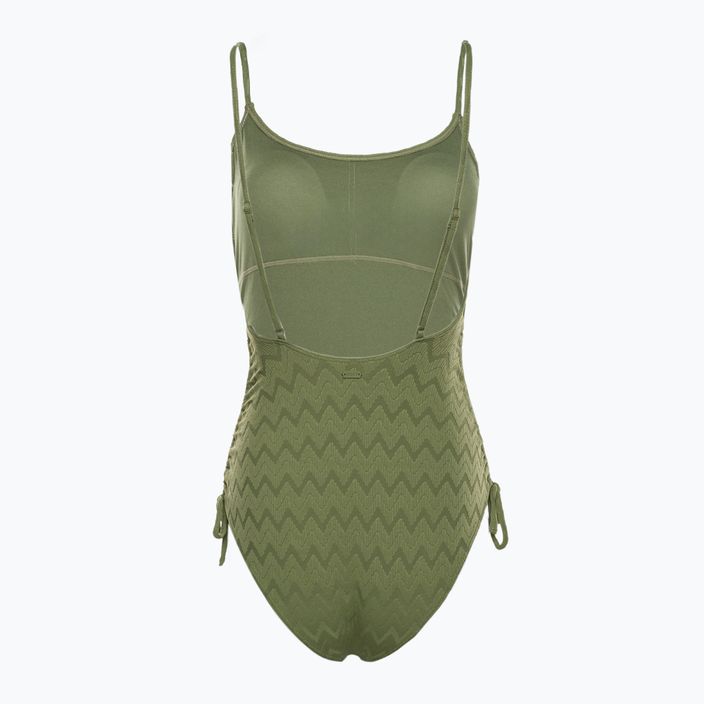 Ladies' one-piece swimsuit ROXY Current Coolness 2021 loden green 2