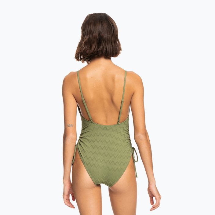 Ladies' one-piece swimsuit ROXY Current Coolness 2021 loden green 7