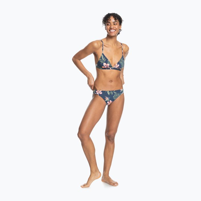 Swimsuit top ROXY Into The Sun Fix Tiki Triangle 2021 mood indigo tropical depht 4