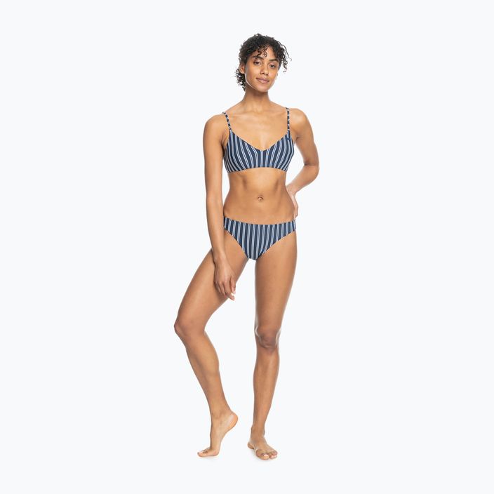 Swimsuit bottoms ROXY Into The Sun 2021 mood indigo novela stripe vert 4