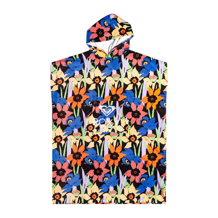 Women's ponchos ROXY Stay Magical Printed 2021 anthracite flower jammin 2