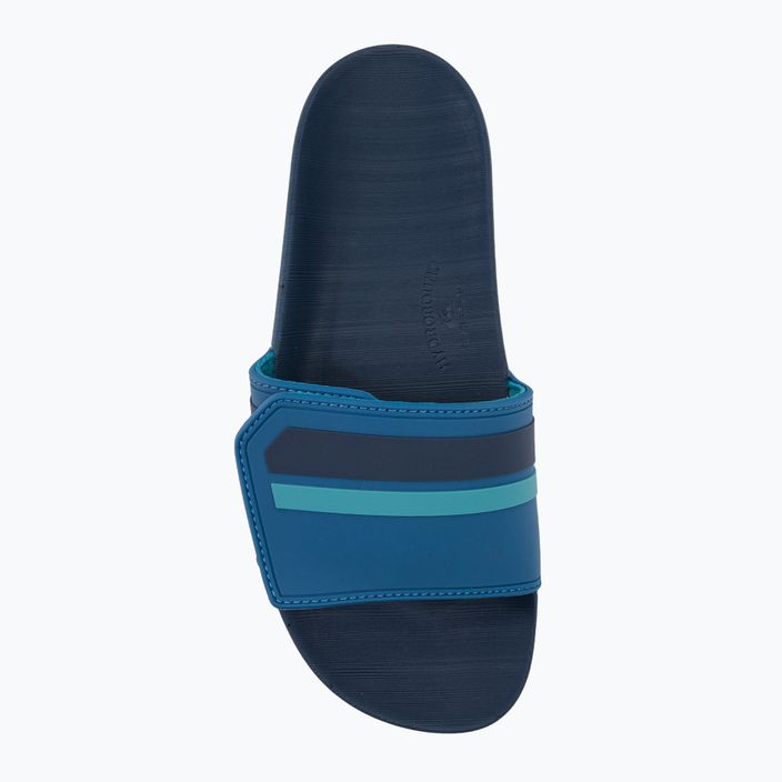 Men's flip-flops Quiksilver Rivi Slide Adjust blue/blue/green 6
