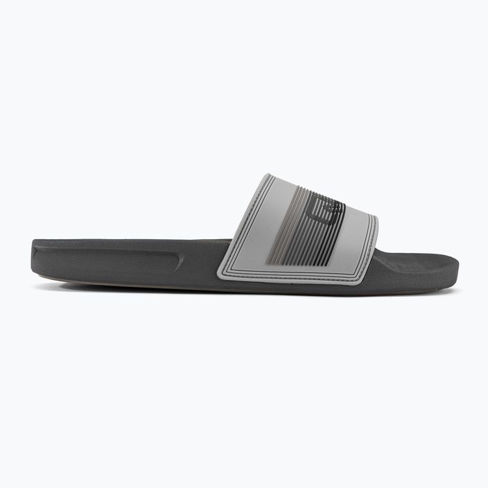 Men's flip-flops Quiksilver Rivi Wordmark Slide grey 2