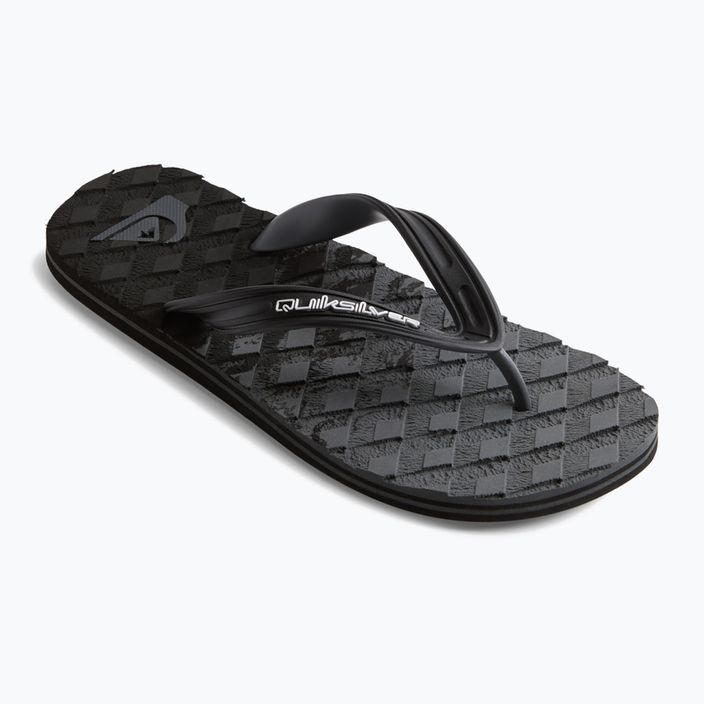 Men's Quiksilver Oahuey grey flip flops AQYL101313 9