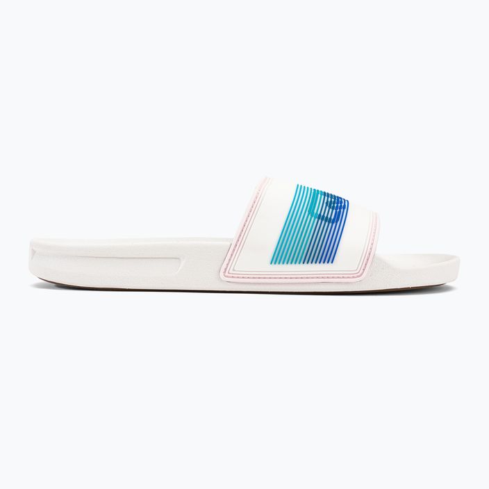 Men's flip-flops Quiksilver Rivi Wordmark Slide white/blue/blue 2