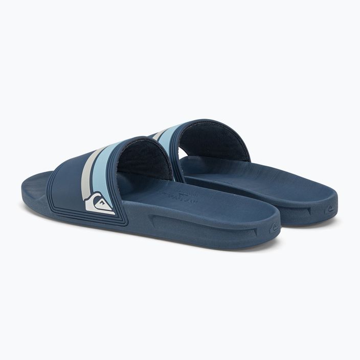 Men's flip-flops Quiksilver Rivi Slide blue 3