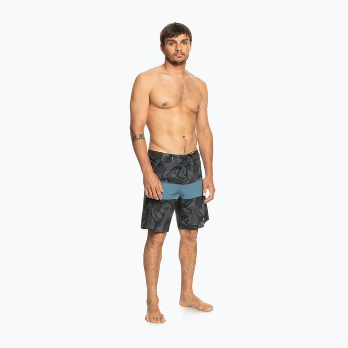 Quiksilver men's Highlite Arch 19" swim shorts in graphite EQYBS04763-KTA6 4