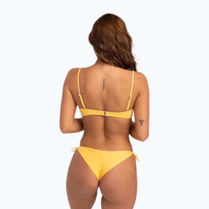 Swimsuit top Billabong Sol Searcher Drapped Bandeau golden peach 4