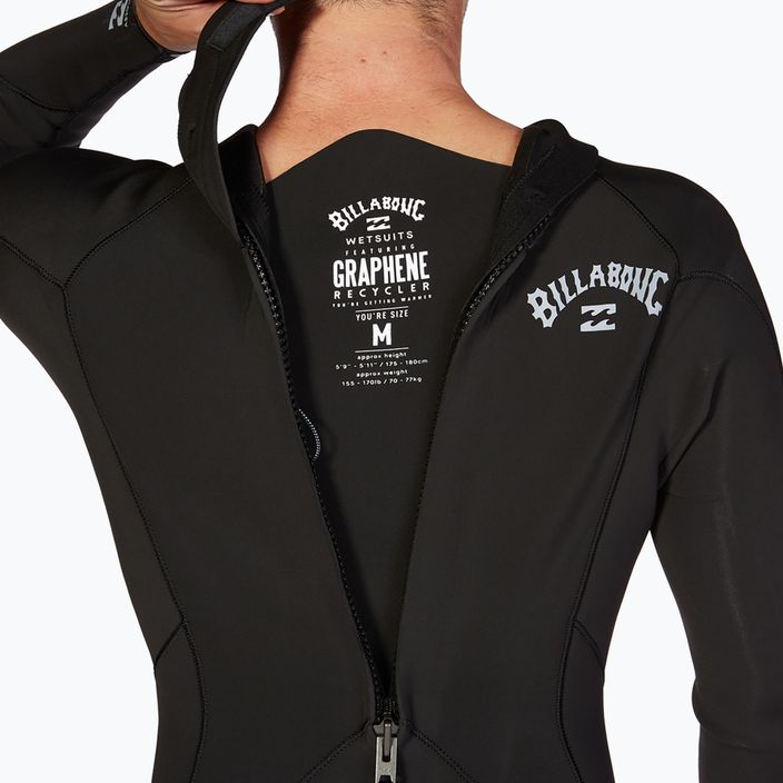 Men's wetsuit Billabong 4/3 Absolute BZ Full GBS black 3