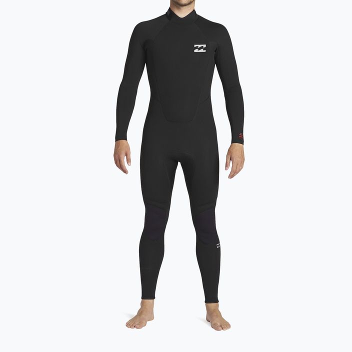 Men's wetsuit Billabong 3/2 Intruder BZ FL Full black 6