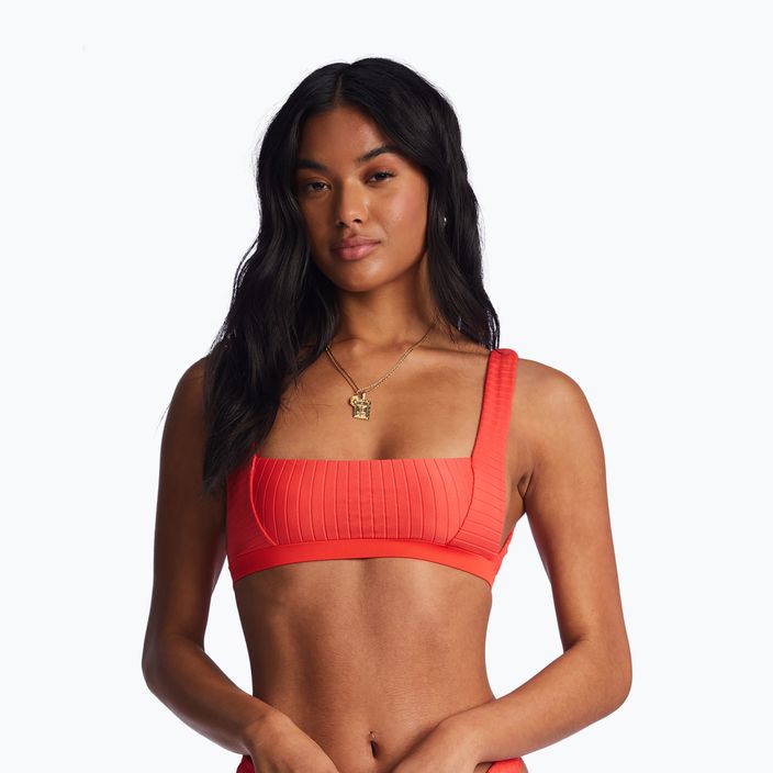Swimsuit top Billabong Lined Up Tank bright poppy 4