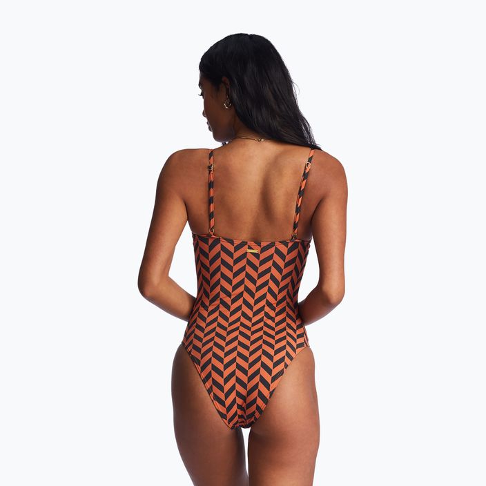 Ladies' one-piece swimsuit Billabong Cross Step brick 4