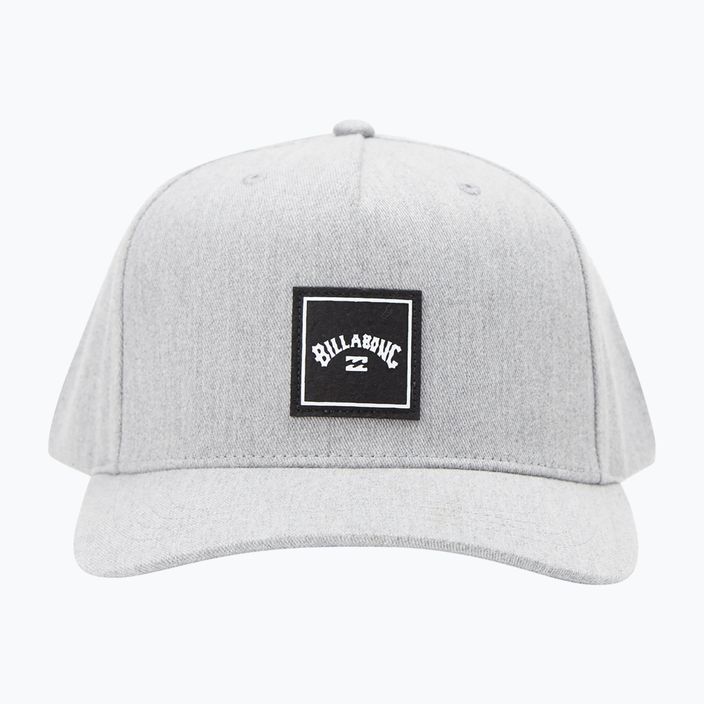 Men's baseball cap Billabong Stacked Snapback grey heather 6