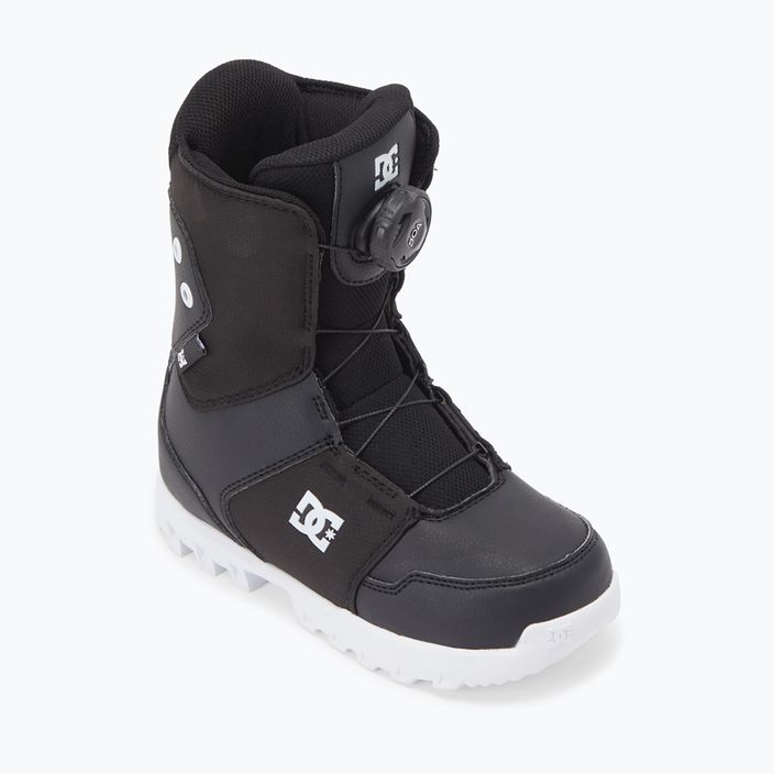 Children's snowboard boots DC Youth Scout black/white 5