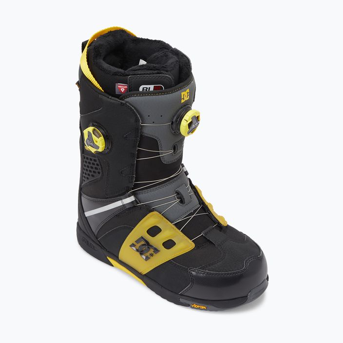 Men's snowboard boots DC Phantom black/yellow 6