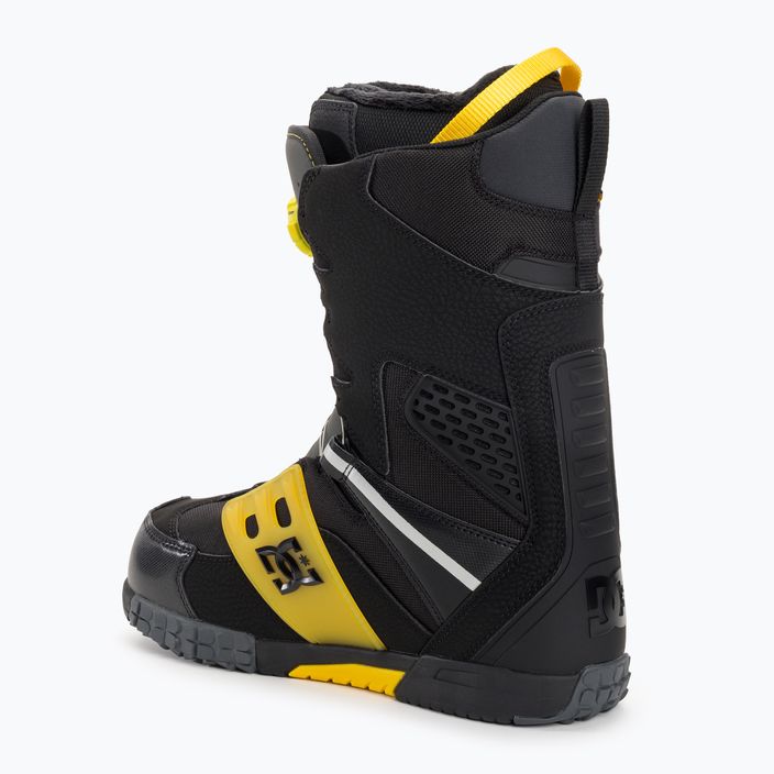 Men's snowboard boots DC Phantom black/yellow 2